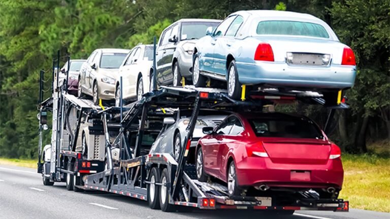 Open auto transport trailer, the cheapest way to ship a car